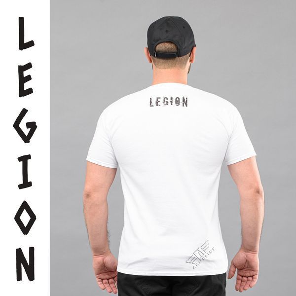 Футболка з принтом "LEGION" WHITE (Бавовна) 0027503XL0000000 фото