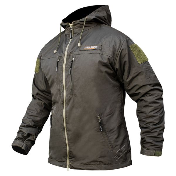 Windbreaker "TRAVEL DEFENCE" OLIVE (Raincoat fabric + Microfleece) 00048000S0000000 photo