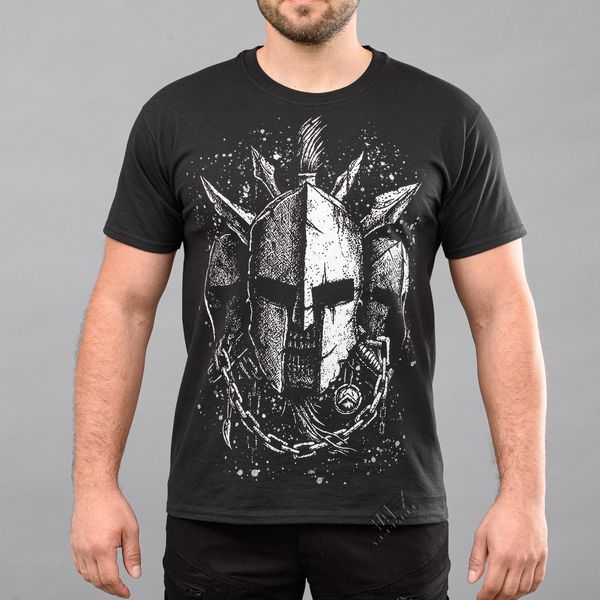 T-shirt "SPARTANS" BLACK (Cotton) 00260000S0000000 photo