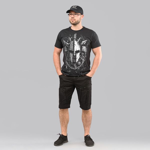 T-shirt "SPARTANS" BLACK (Cotton) 00260000S0000000 photo