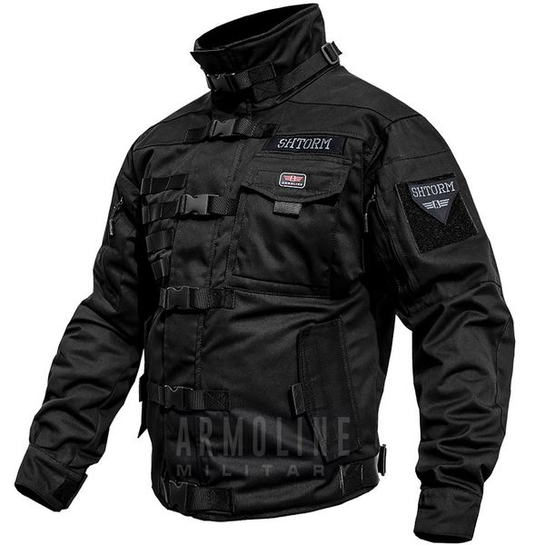 Tactical jacket "SHTORM" BLACK (Membrane + Fleece) 00096000S0000000 photo