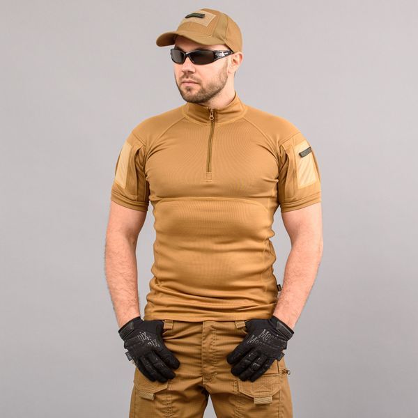 Футболка UBACS тактична "ANTITERROR II" COYOTE (CoolPass + Трикотаж) 00287000L0000000 фото