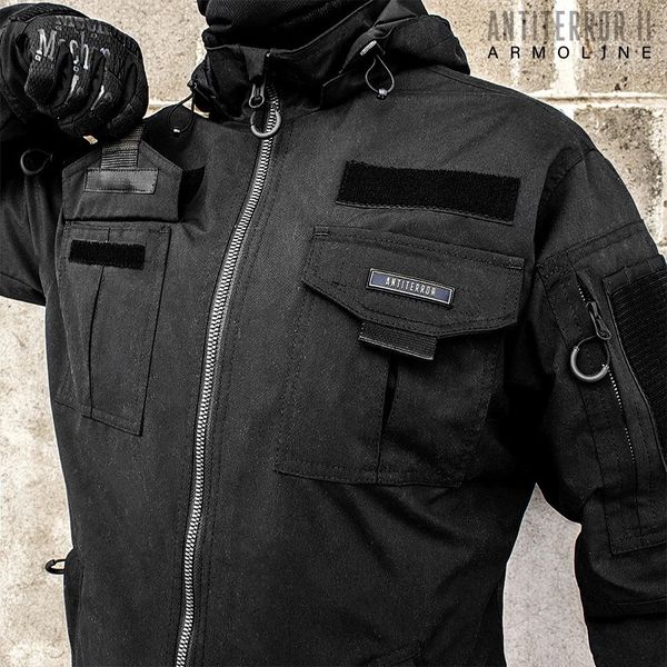 Tactical jacket "ANTITERROR II" BLACK (Membrane) 00093000S0000000 photo