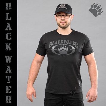 Футболка с принтом "BLACK WATER" BLACK (Хлопок) 00267000L0000000 фото