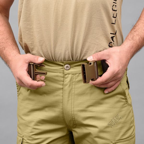 Tactical pants "RANGER" LIGHT COYOTE with a 5cm belt (Rip-Stop) 00314000S0000000 photo