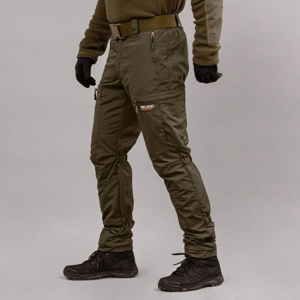 Штани "TRAVEL DEFENCE" OLIVE з ременем (Таслан + Мікрофліс) 0032402XL0000000 фото