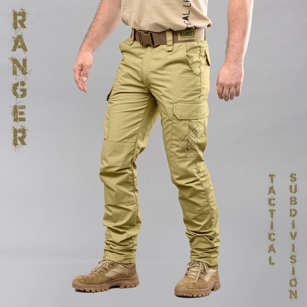 Tactical pants "RANGER" LIGHT COYOTE with a 5cm belt (Rip-Stop) 00314000S0000000 photo