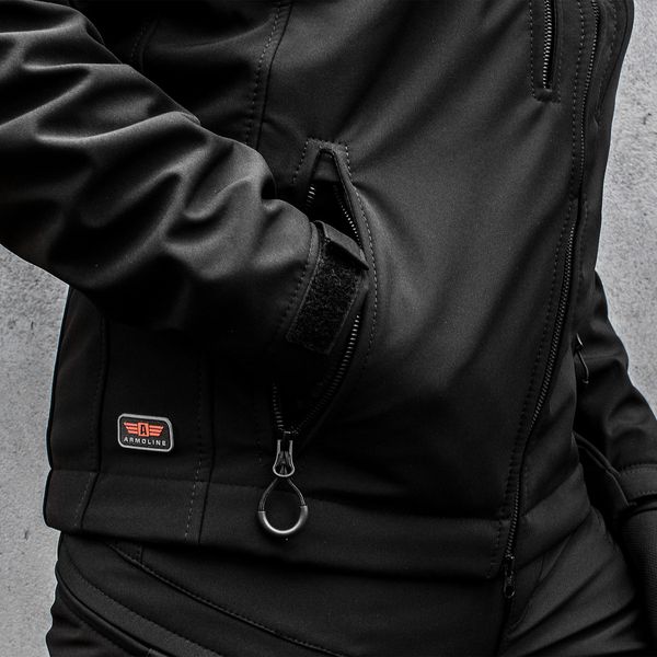 Куртка "URBAN SCOUT" BLACK (SoftShell) 00084000S0000000 фото