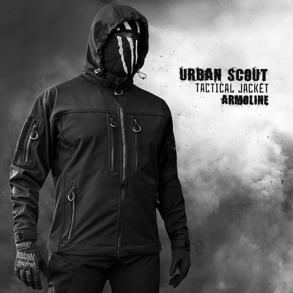 Jacket "URBAN SCOUT" BLACK (SoftShell) 00084000S0000000 photo