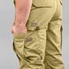Spodnie taktyczne "RANGER" LIGHT COYOTE z pasem 5cm (Rip-Stop)