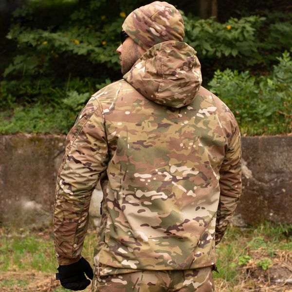 Insulated windbreaker Anorak (Jacket) "TRAVEL DEFENCE" MULTICAM (Nylon+Microfleece) 00007000S0000000 photo