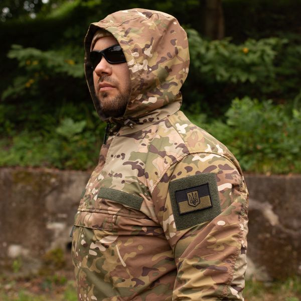 Insulated windbreaker Anorak (Jacket) "TRAVEL DEFENCE" MULTICAM (Nylon+Microfleece) 00007000S0000000 photo