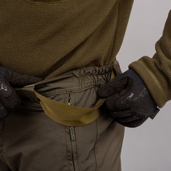 Komplet wojskowy "TRAVEL DEFENCE" 2 w 1 DARK OLIVE (Taslan + Mikropolar)