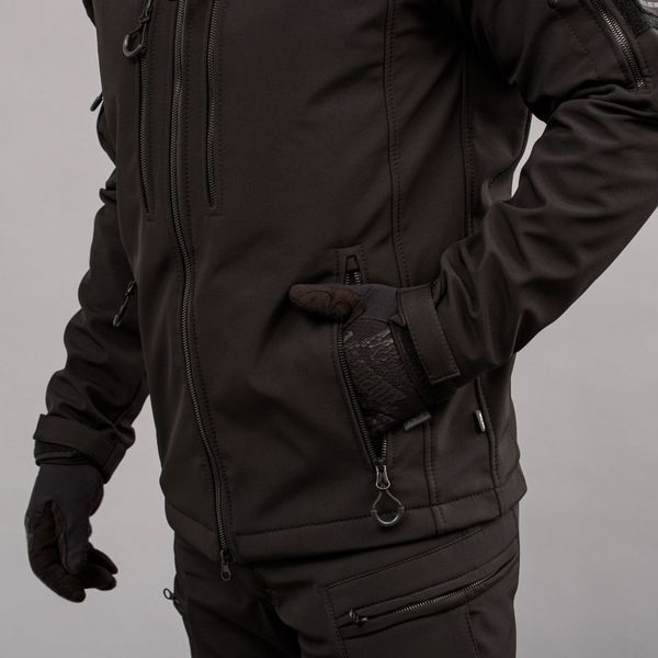 Куртка "URBAN SCOUT" BLACK (SoftShell) 00084000M0000000 фото