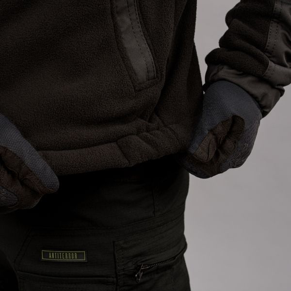 Hoodie "ANTITERROR II" BLACK (Fleece + Membrane) 00250000M0000000 photo