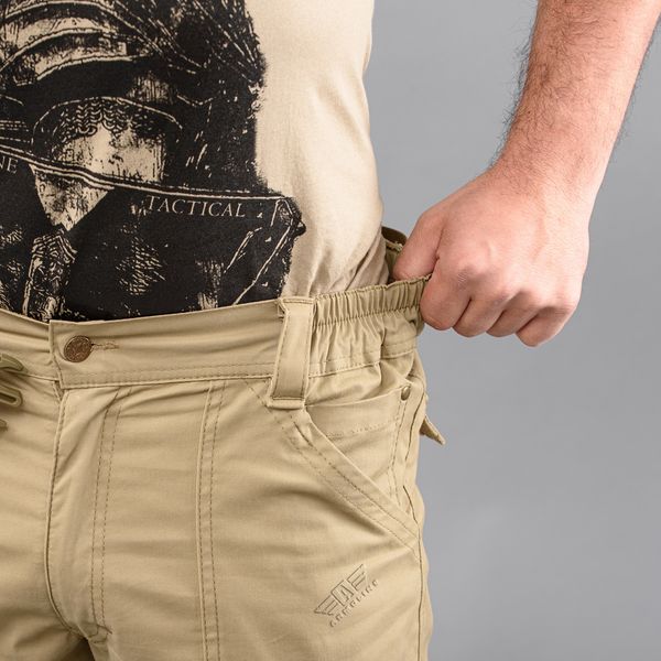 Cargo shorts with belt "LEGION" BEIGE (Cotton Stretch) 00306000S0000000 photo