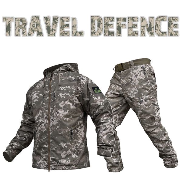 Комплект мілітарі "TRAVEL DEFENCE" 2 в 1 УКРПІКСЕЛЬ ММ14 (Таслан + Мікрофліс) 00375000S0000000 фото