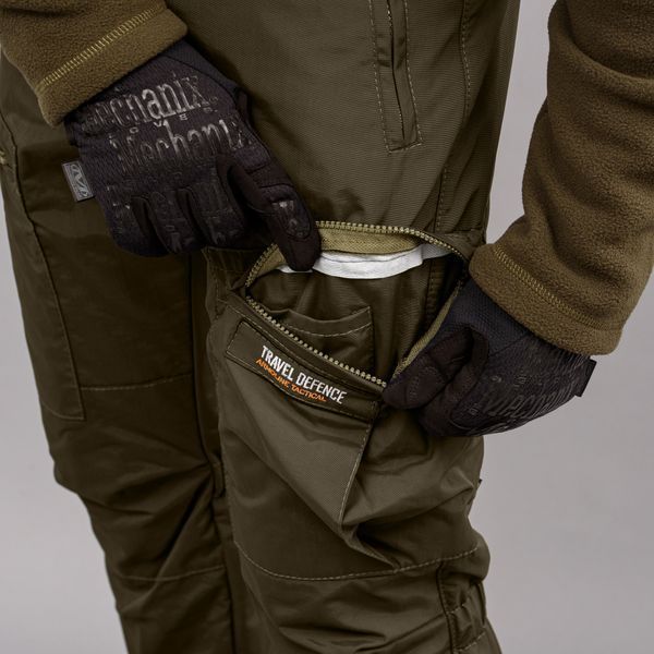 Комплект "TRAVEL DEFENCE" АНОРАК OLIVE 2 в 1 (Таслан + Мікрофліс) 0035902XL0000000 фото