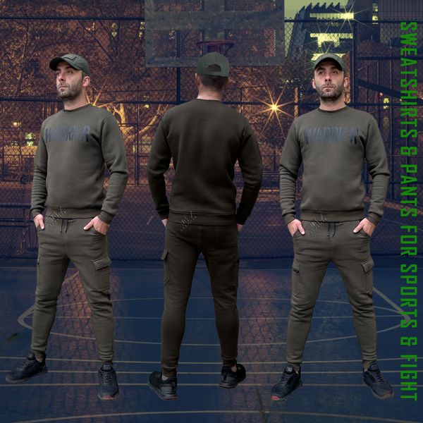 Sports suit "WARRIOR" OLIVE (Knitwear) 00389000S0000000 photo