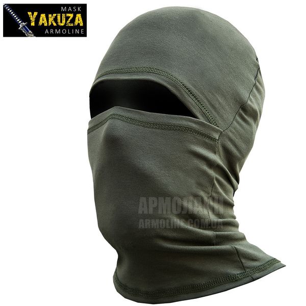 Mask "YAKUZA" OLIVE (Knitwear) 0011000000000000 photo