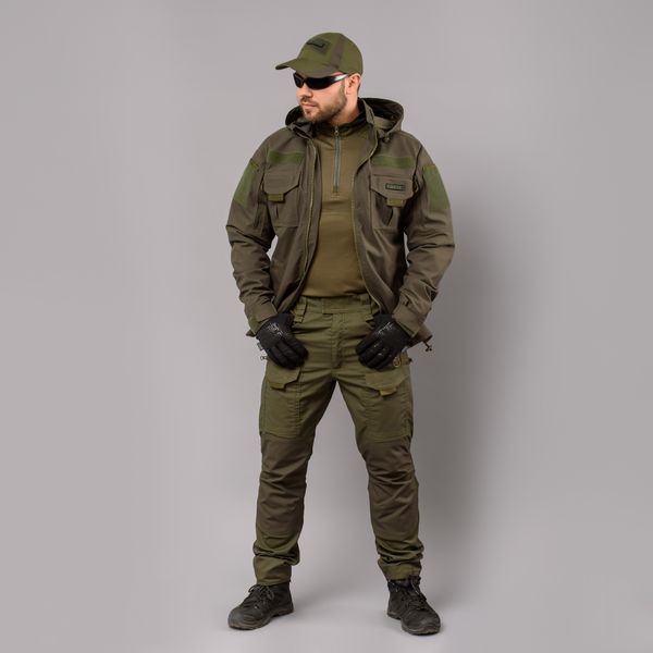 Komplet taktyczny "ANTITERROR II" OLIVE (Membrana + Rip-Stop Stretch)