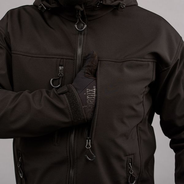 Куртка "URBAN SCOUT" BLACK (SoftShell) 0008402XL0000000 фото