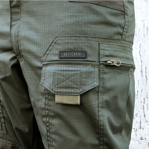 Tactical pants "ANTITERROR II" OLIVE (Rip-Stop Stretch + Membrane) 00339000SREGULAR photo