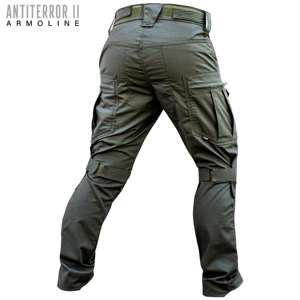 Tactical pants "ANTITERROR II" OLIVE (Rip-Stop Stretch + Membrane) 00339000SREGULAR photo