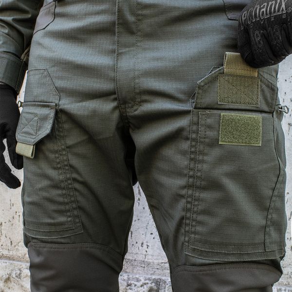 Tactical pants "ANTITERROR II" OLIVE (Rip-Stop Stretch + Membrane) 00339000SREGULAR photo