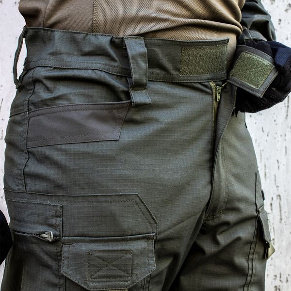 Tactical pants "ANTITERROR II" OLIVE (Rip-Stop Stretch + Membrane) 00339000SREGULAR photo