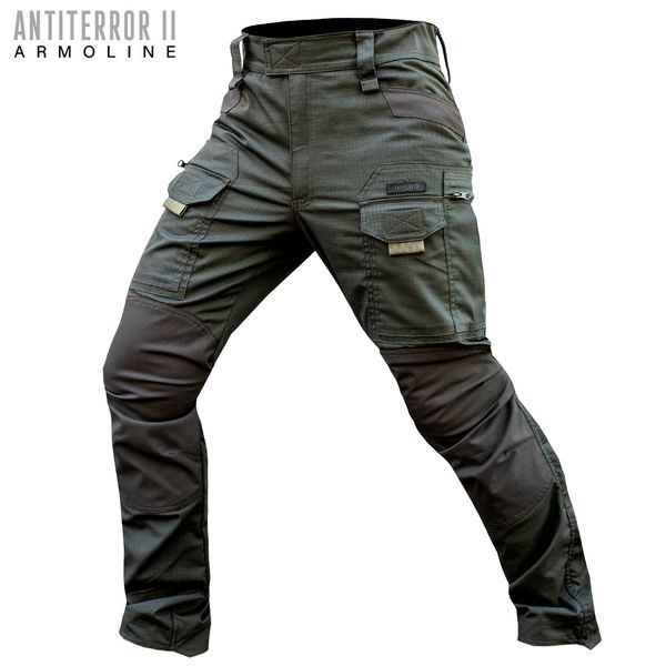 Tactical pants "ANTITERROR II" OLIVE (Rip-Stop Stretch + Membrane) 00339000SREGULAR photo