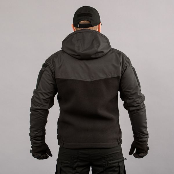 Толстовка с капюшоном "ANTITERROR II" BLACK (Флис + Мембрана) 0025003XL0000000 фото