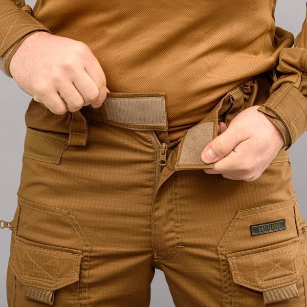 Tactical pants "ANTITERROR II" COYOTE (Rip-Stop Stretch + Membrane) 00338000LREGULAR photo