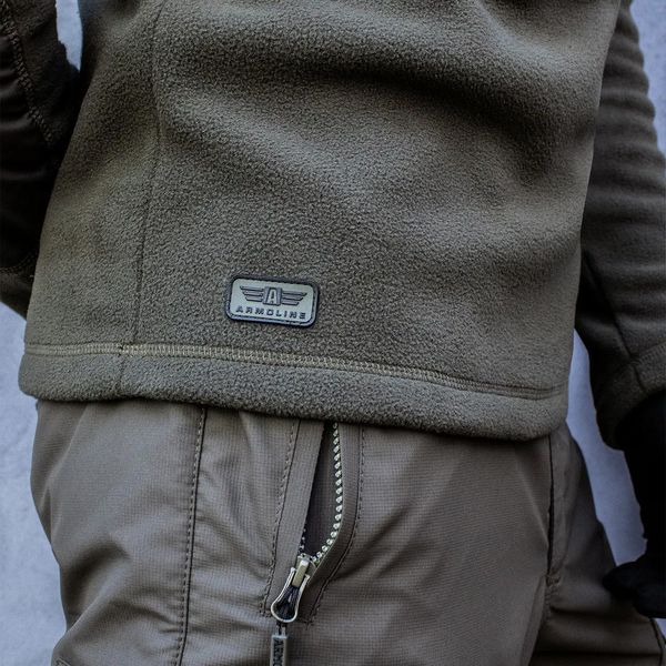 Толстовка тактическая 1/4 Zip "TRAVEL DEFENCE" OLIVE (Микрофлис) 00248000S0000000 фото