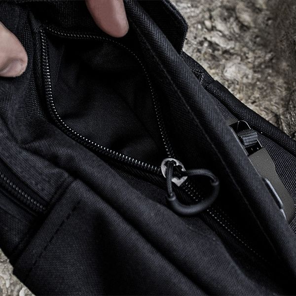 Tactical city bag "VENDETTA" BLACK (Cordura) 0023100000000000 photo