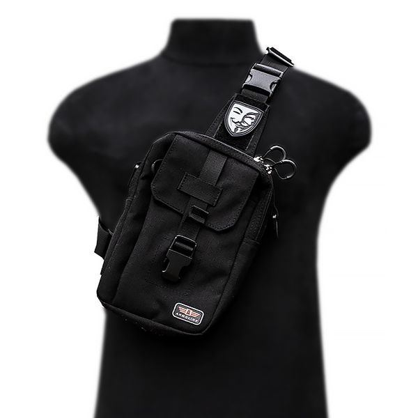 Tactical city bag "VENDETTA" BLACK (Cordura) 0023100000000000 photo