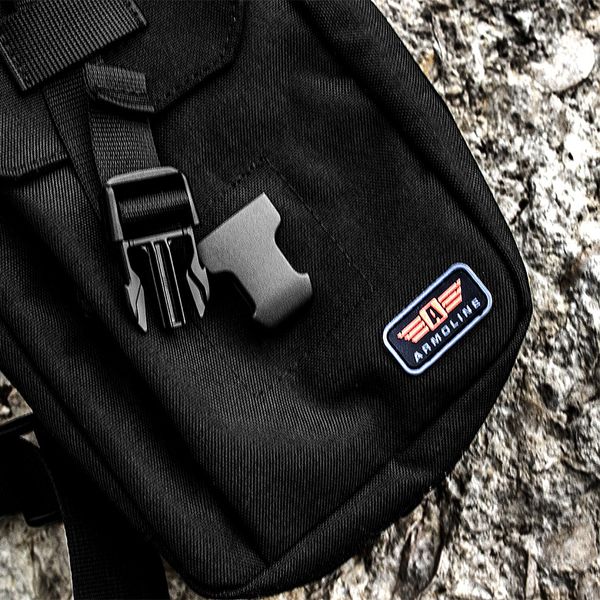 Tactical city bag "VENDETTA" BLACK (Cordura) 0023100000000000 photo