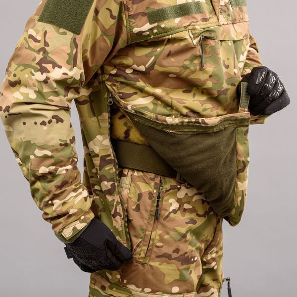 Insulated windbreaker Anorak (Jacket) "TRAVEL DEFENCE" MULTICAM (Nylon+Microfleece) 0000703XL0000000 photo