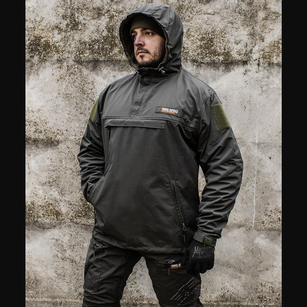 Military suit "TRAVEL DEFENCE" 2 in 1 ANORAK DARK OLIVE (Taslan + Microfleece) 00357000S0000000 photo