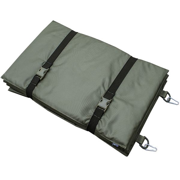 Hiking sleeping pad "ARMY" OLIVE (Raincoat fabric + Polyethylene foam) 0005600000000000 photo