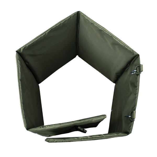 Hiking sleeping pad "ARMY" OLIVE (Raincoat fabric + Polyethylene foam) 0005600000000000 photo