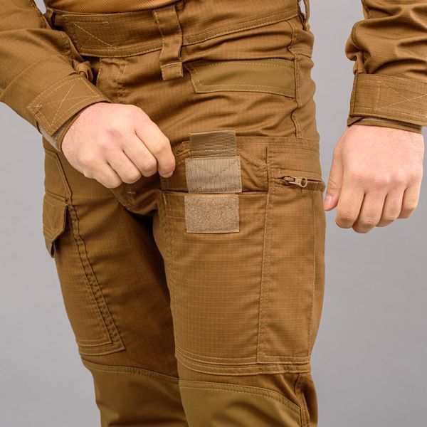 Spodnie taktyczne "ANTITERROR II" COYOTE (Rip-Stop Stretch + Membrana)