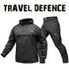 Military suit "TRAVEL DEFENCE" 2 in 1 ANORAK DARK OLIVE (Taslan + Microfleece) 00357000S0000000 photo 1