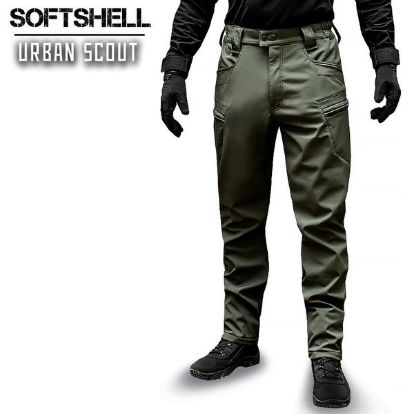 Pants "URBAN SCOUT" OLIVE (SoftShell) 00333000S0000000 photo