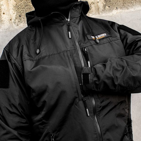 Military suit "TRAVEL DEFENCE" 3 in 1 BLACK (Taslan + Microfleece) 00376000S0000000 photo