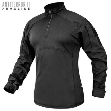 UBACS Combat Shirt "ANTITERROR II" BLACK (Rip-Stop + CoolPass + Ribana) 00221000S0000000 photo