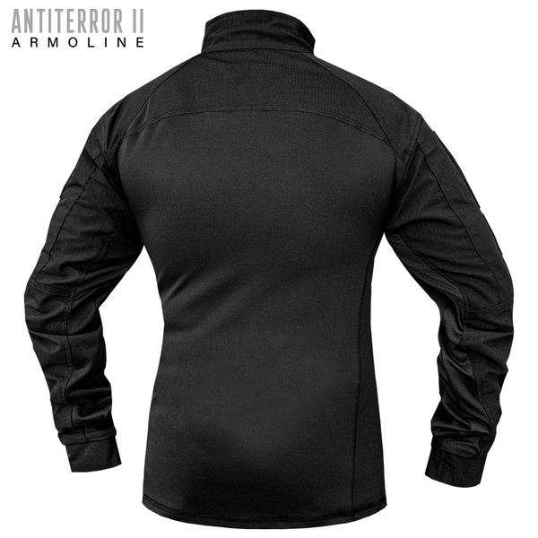 UBACS Combat Shirt "ANTITERROR II" BLACK (Rip-Stop + CoolPass + Ribana) 00221000S0000000 photo