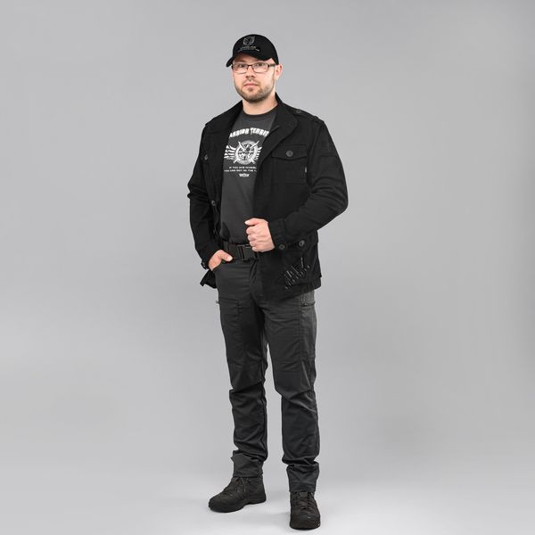 Military jacket "KILBORN" BLACK (Jeans) 0009100XS0000000 photo