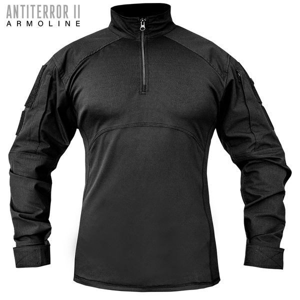 UBACS Combat Shirt "ANTITERROR II" BLACK (Rip-Stop + CoolPass + Ribana) 00221000S0000000 photo