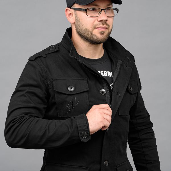 Куртка мілітарі "KILBORN" BLACK (Джинс) 00091000S0000000 фото